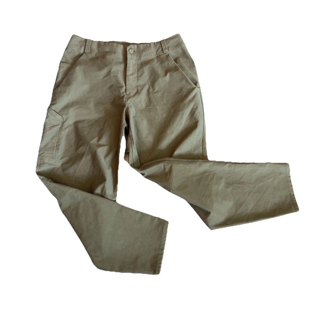 Lululemon Utilitarian Cargo Cropped Pant 27" Inseam Men's Size 32 Army Green